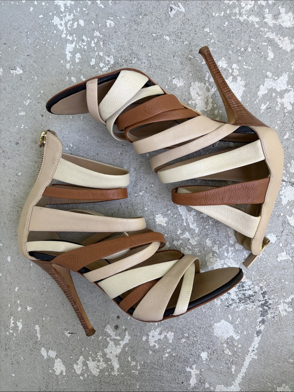 Giuseppe Zanotti Gladiator style stiletto heels